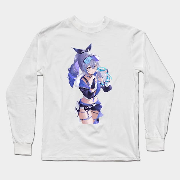 Silver Wolf Honkai Star Rail Long Sleeve T-Shirt by abdul rahim